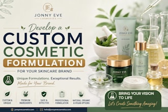 formulate hair care, skincare, makeup, personal care products, and detergent