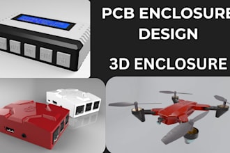 design pcb enclosure, product casing, sheet metal enclosure, 3d enclosure design