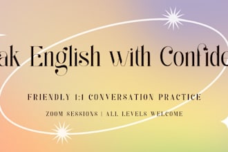 help you build confidence and fluency through english conversation practice
