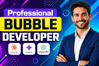 design bubble website bubble mvp saas bubble app developer
