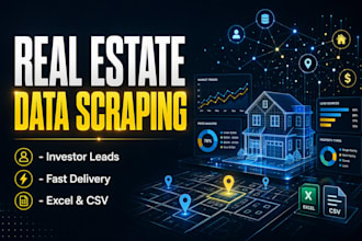 scrape zillow and real estate websites for investor leads