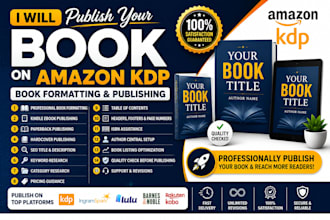 publish book on amazon kindle KDP, book formatting, amazon KDP book publishing
