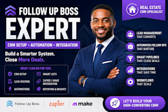 be your follow up boss expert for CRM setup, automation and integration