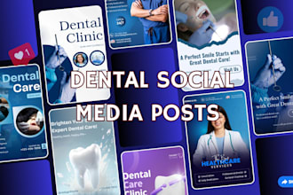design eyecatching  dental social media post design for your clinic