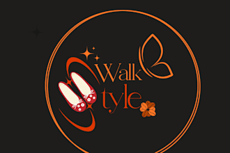 design a modern footwear logo for your shoe brand