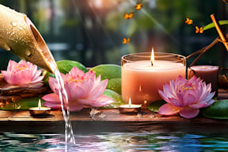 compose soothing relaxing music for stress relief calming meditation sleep spa
