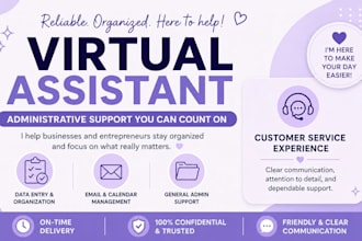 professional virtual assistant for administrative support