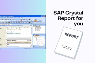 create crystal report for you according to your requirements