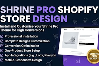 build a high converting shopify store using shrine pro