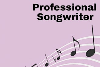 write professional song with an amazing feeling