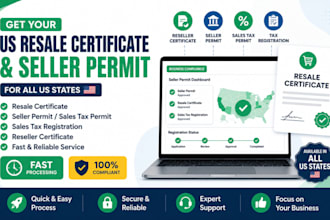 get your US resale certificate seller permit and sales tax permit