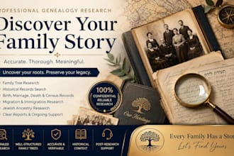 research your family history, genealogy, ancestry and family tree