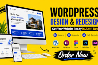 create elite wordpress website redesign and optimization