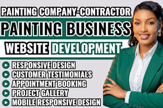 painting business website, painter website, painting company, contractor website