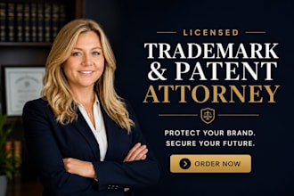 be your US trademark attorney registration, and patent filling
