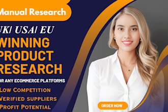 research profitable US UK eu shopify dropshipping product research suppliers