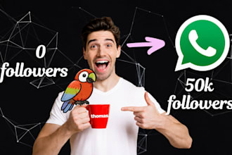 grow your whatsapp channel with real organic followers