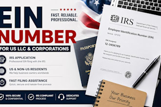 apply for an ein number for your US llc or corporation