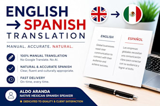 translate english to spanish manually
