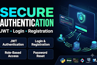 implement secure jwt authentication in django rest framework