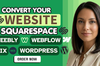 professionally design your weebly website or square online