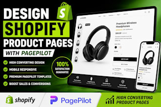 high converting shopify product page design with pagepilot