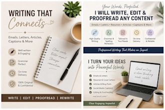 write, edit, and proofread professional emails in english