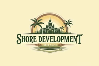 do make awesome style shore development vintage logo design