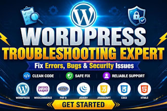 do wordpress error forensics, root cause fix and secure