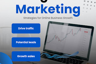 design a professional digital marketing poster