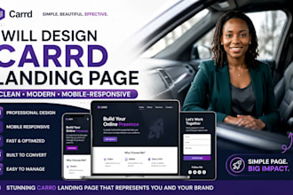 design carrd website carrd landing page redesign carrd website card