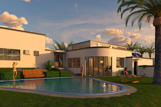 create photorealistic architectural 3d renderings