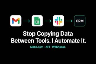 create makecom automation to connect your tools and eliminate manual work