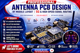 do antenna pcb design, rf module layout, 5g and high speed signal routing