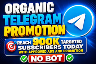 bring 9m real users for your telegram bot, app, or channel