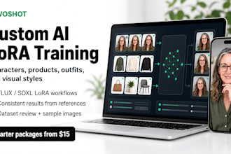 train a custom ai character model for flux, and other models