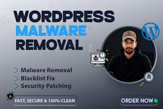 remove malware from wordpress website and fix hacked site