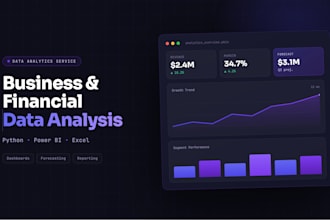 do business and financial data analysis with python, power bi and r studio