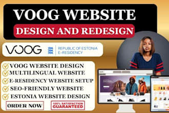 build a voog multilingual website design for your e residency business
