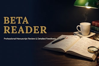 beta read your fiction manuscript and provide detailed feedback