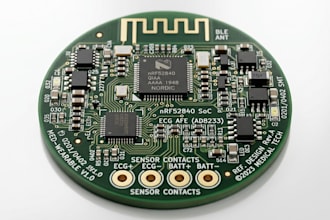 design medical wearable pcb with nrf52840 ecg afe ble integration