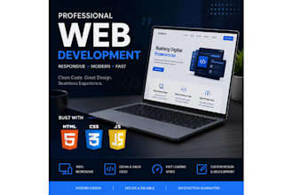 build a responsive and websites with HTML, CSS, js,