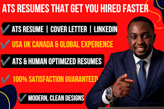 write a professional resume and a matching cover letter