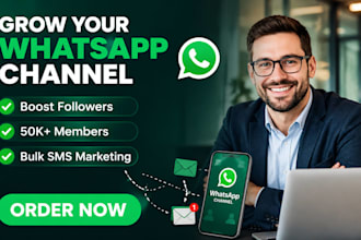 increase whatsapp channel followers and grow your whatsapp channel with bulk sm