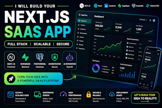 build a full stack nextjs saas app with supabase and ai