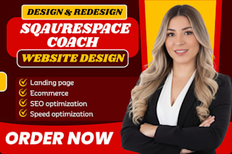 build squarespace coach site, coaching website and  consultant website