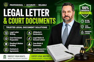 write legal demand letter and cease and desist with letterhead