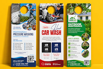 create your door hanger design