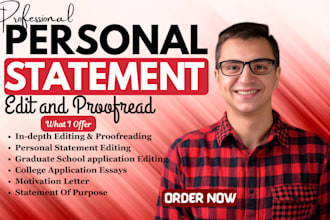 edit medical school, residency, or fellowship personal statement