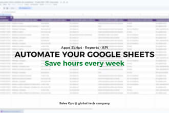 automate your google sheets with apps script